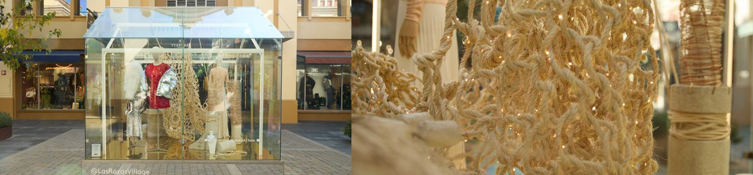 Imagen Raúl del Chano, artesano aragonés, interviene Las Rozas Village de Madrid con sus piezas.